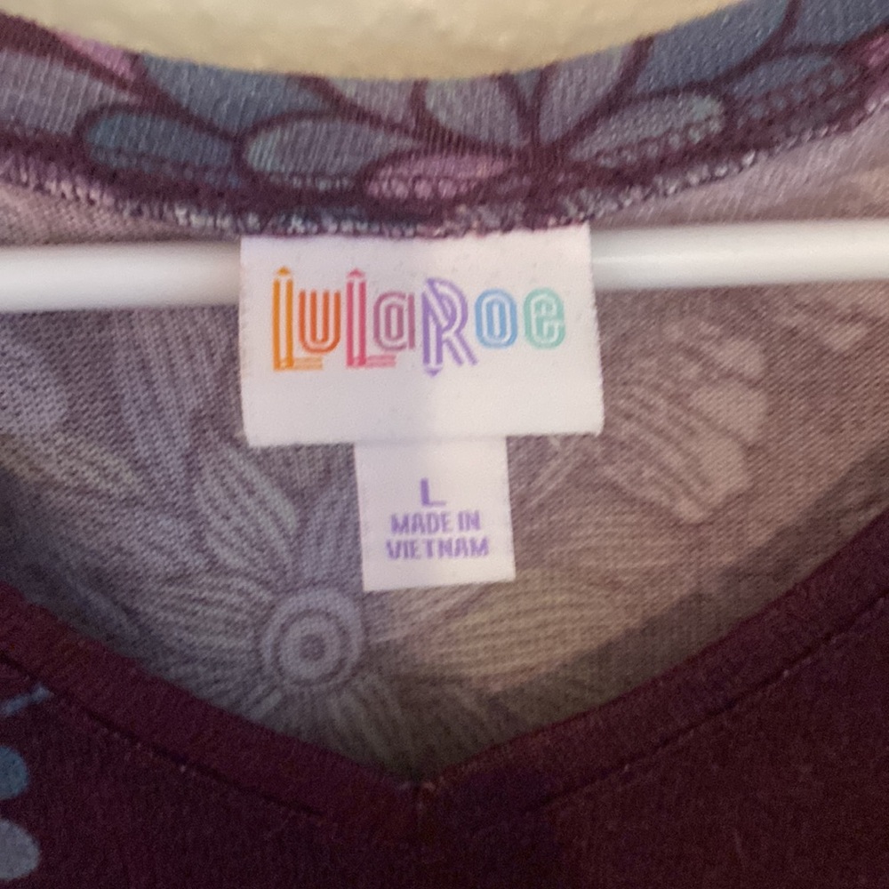 Lularoe Elizabeth Long Sleeve Tunic - Size Large (14-16) - Picture 4 of 7